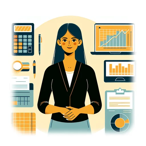 Professional workplace scene showing a Accounts Payable Specialist working in a modern Finance environment. The image represents the professional setting and responsibilities of the role.