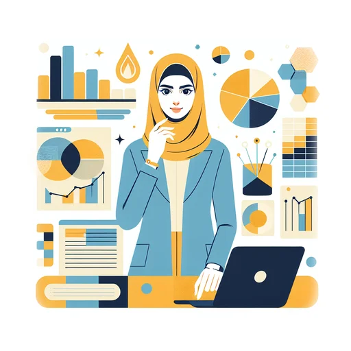 Professional workplace scene showing a Business Analyst working in a modern Professional Services environment. The image represents the professional setting and responsibilities of the role.