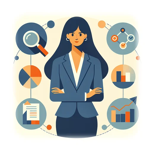 Professional workplace scene showing a Business Development Representative working in a modern Professional Services environment. The image represents the professional setting and responsibilities of the role.