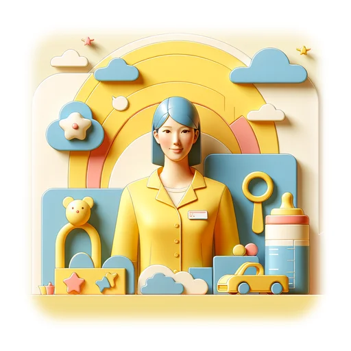 Professional workplace scene showing a Childcare Worker working in a modern Education environment. The image represents the professional setting and responsibilities of the role.