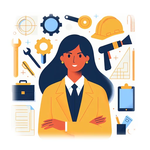 Professional workplace scene showing a Construction Manager working in a modern Construction environment. The image represents the professional setting and responsibilities of the role.