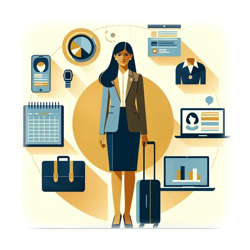 Professional workplace scene showing a Executive Administrative Assistant working in a modern Professional Services environment. The image represents the professional setting and responsibilities of the role.