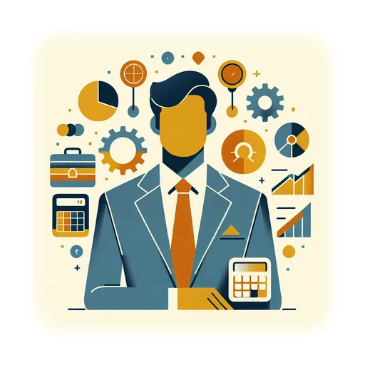 Professional workplace scene showing a Financial Advisor working in a modern Finance environment. The image represents the professional setting and responsibilities of the role.