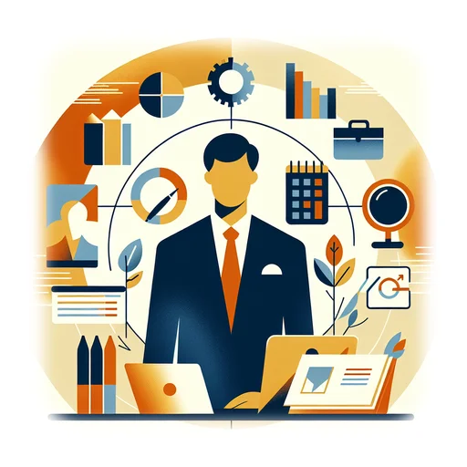 Professional workplace scene showing a Executive Assistant working in a modern Professional Services environment. The image represents the professional setting and responsibilities of the role.