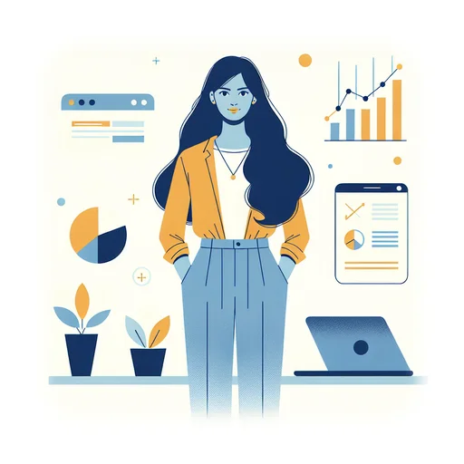 Professional workplace scene showing a Financial Analyst working in a modern Finance environment. The image represents the professional setting and responsibilities of the role.