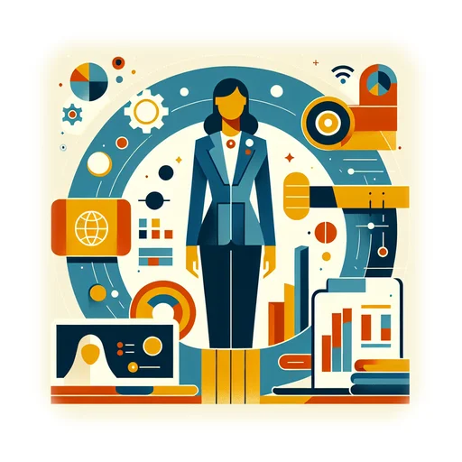 Professional workplace scene showing a Human Resources Manager working in a modern Professional Services environment. The image represents the professional setting and responsibilities of the role.