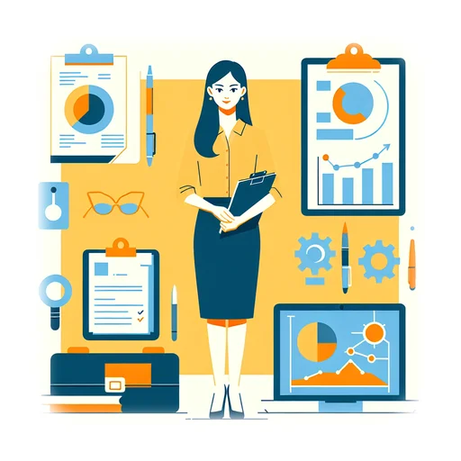 Professional workplace scene showing a OPERATIONS ASSISTANT MANAGER working in a modern Professional Services environment. The image represents the professional setting and responsibilities of the role.