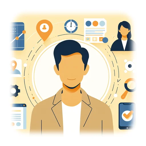 Professional workplace scene showing a Product Manager working in a modern Technology environment. The image represents the professional setting and responsibilities of the role.