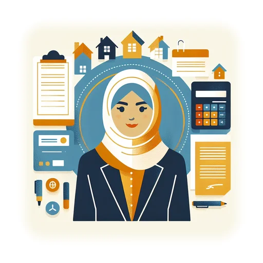 Professional workplace scene showing a Real Estate Agent working in a modern Real Estate environment. The image represents the professional setting and responsibilities of the role.