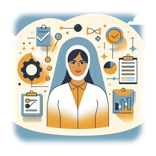Professional workplace scene showing a Quality Engineer working in a modern Manufacturing environment. The image represents the professional setting and responsibilities of the role.