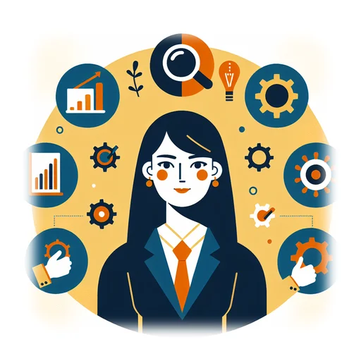 Professional workplace scene showing a Sales Manager working in a modern Professional Services environment. The image represents the professional setting and responsibilities of the role.