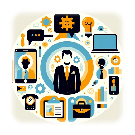 Professional workplace scene showing a Salesperson working in a modern Retail environment. The image represents the professional setting and responsibilities of the role.
