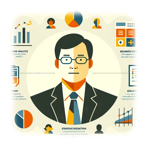 Professional workplace scene showing a Senior Financial Analyst working in a modern Finance environment. The image represents the professional setting and responsibilities of the role.