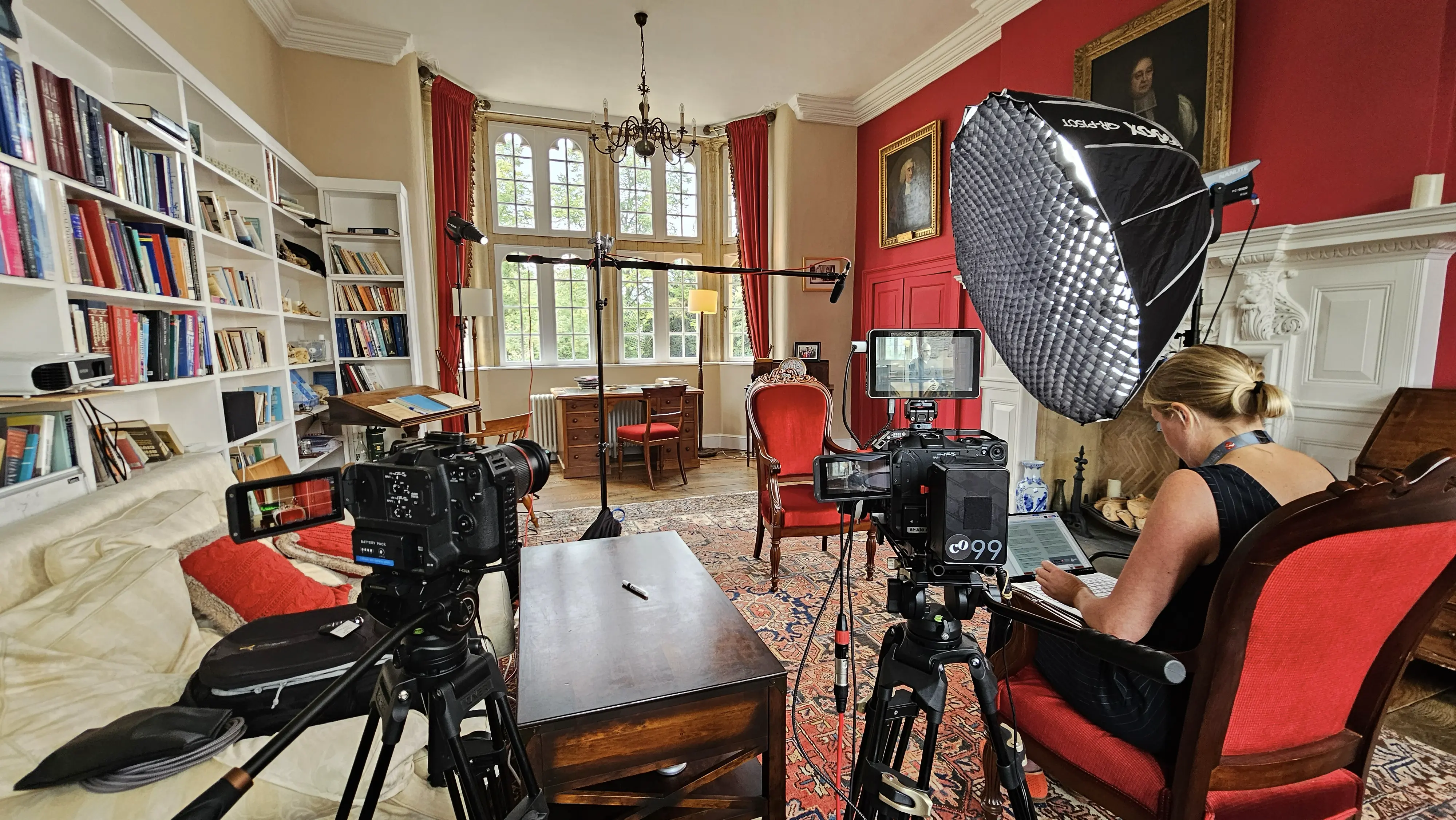 Wadham College filming