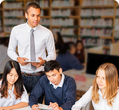 An expert conducting a site visit for curricular reviews