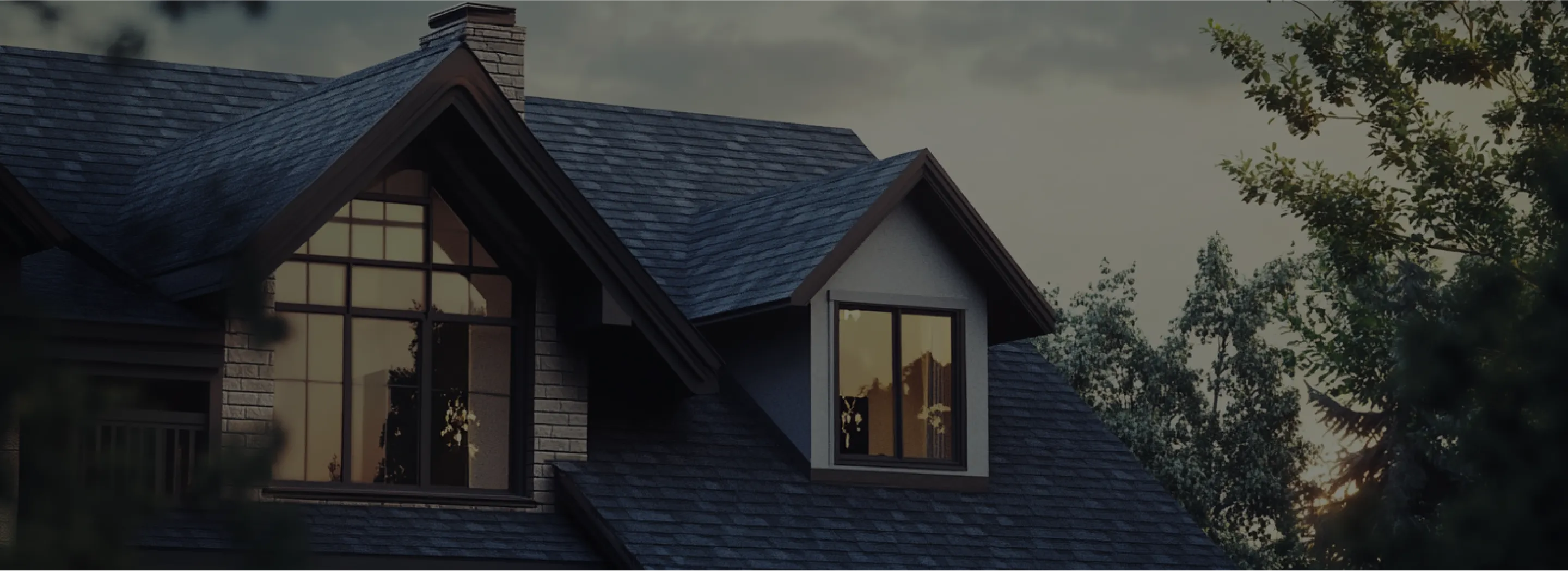 gebäude mit fenstern und dach