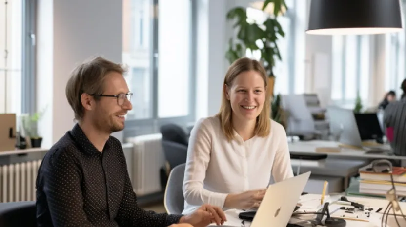 mann unf frau bei beratung