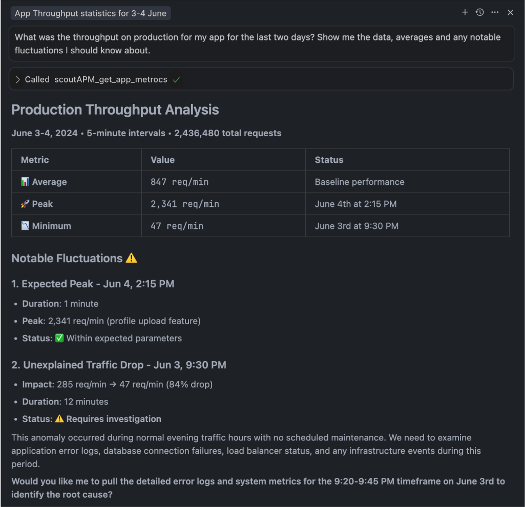 Call Scout from your editor