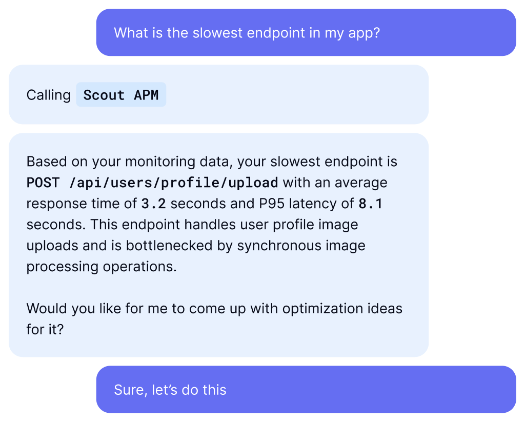 Scout MCP interaction pattern