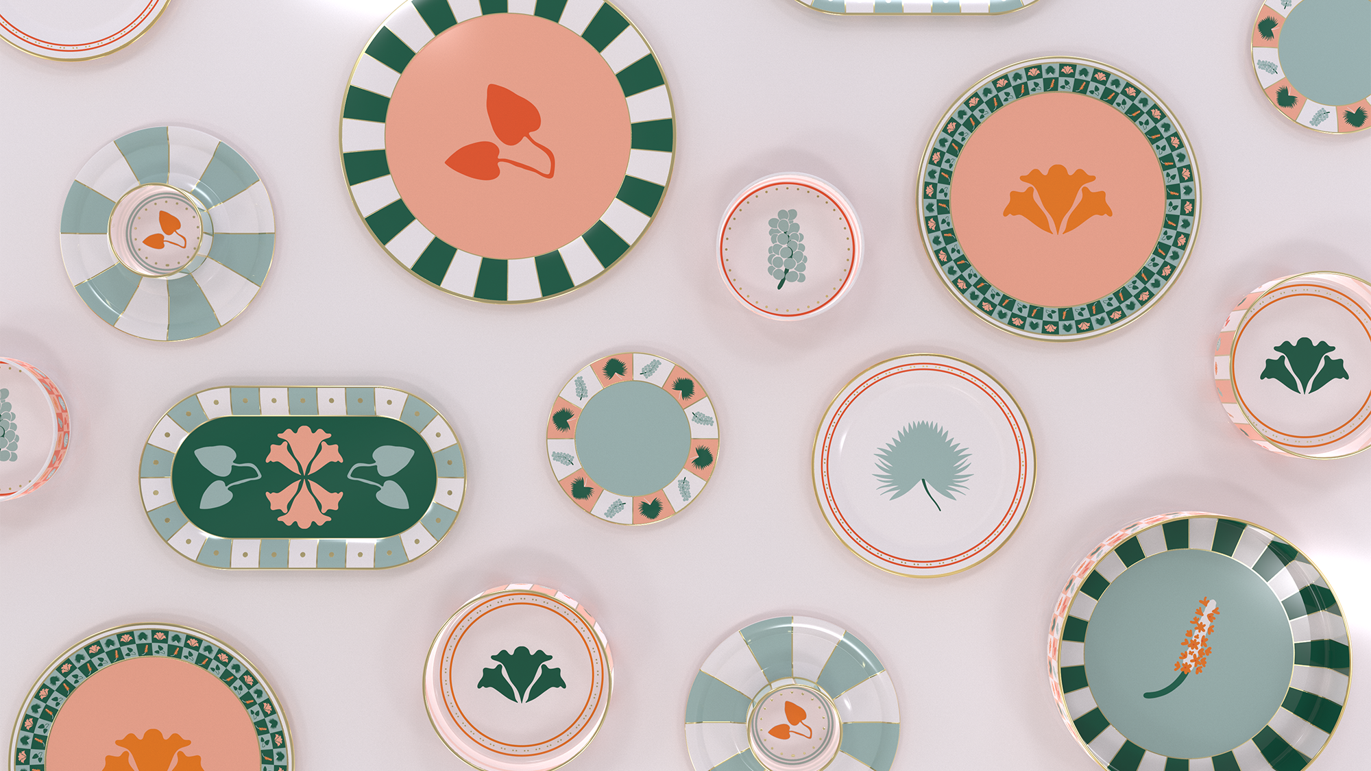 Bahama Bella Vita tableware for Dope Living.
