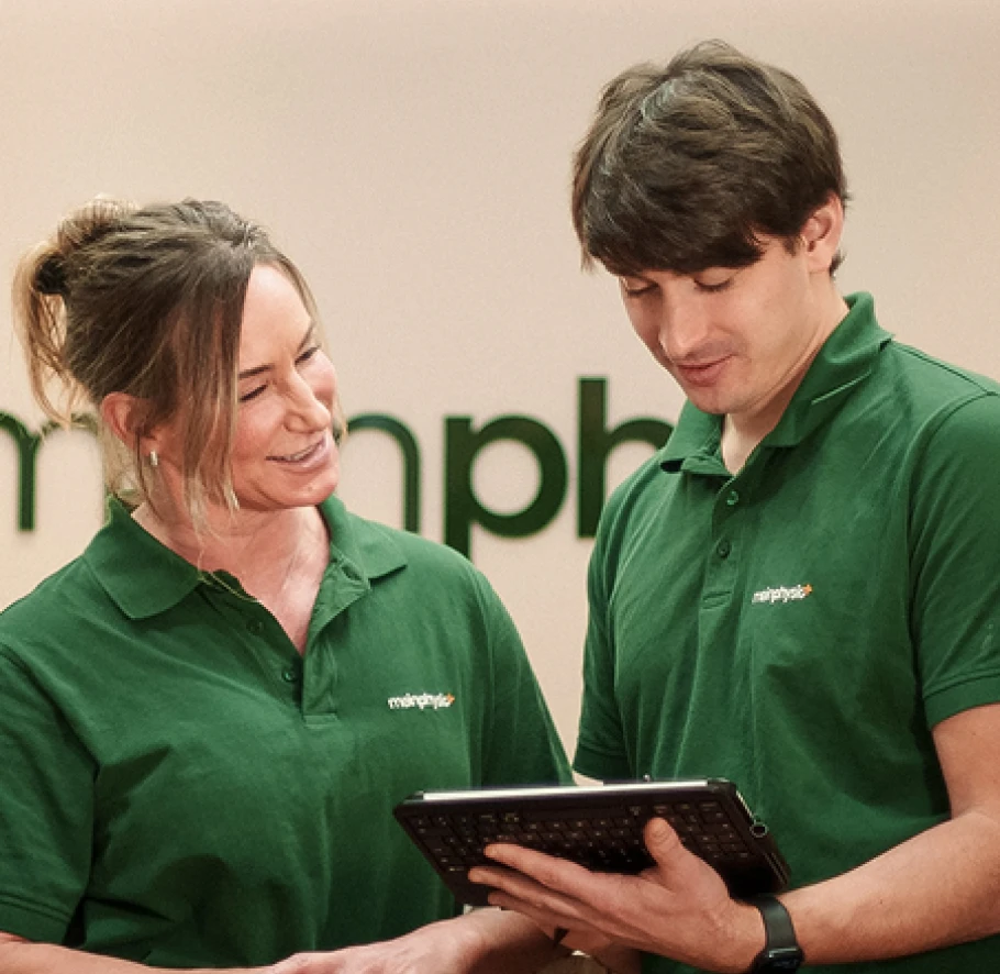 Mann und Frau meinphysio+