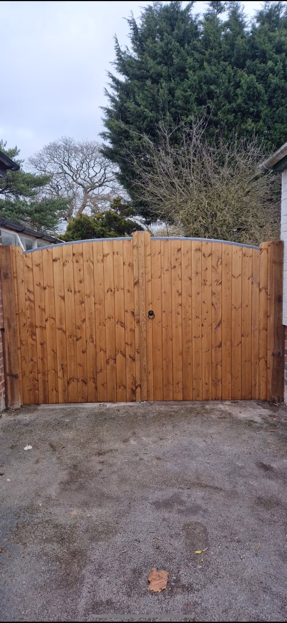 Wooden Gate installation in Nottingham by KAB Best Fencing
