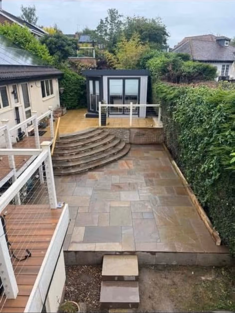 Professional driveway fitting in Nottingham by KAB Best Fencing