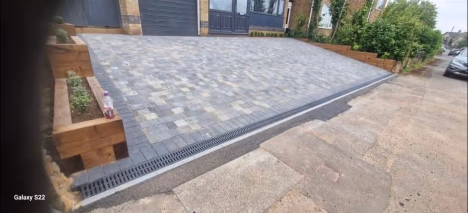 Professional patio installation in Nottingham by KAB Best Fencing