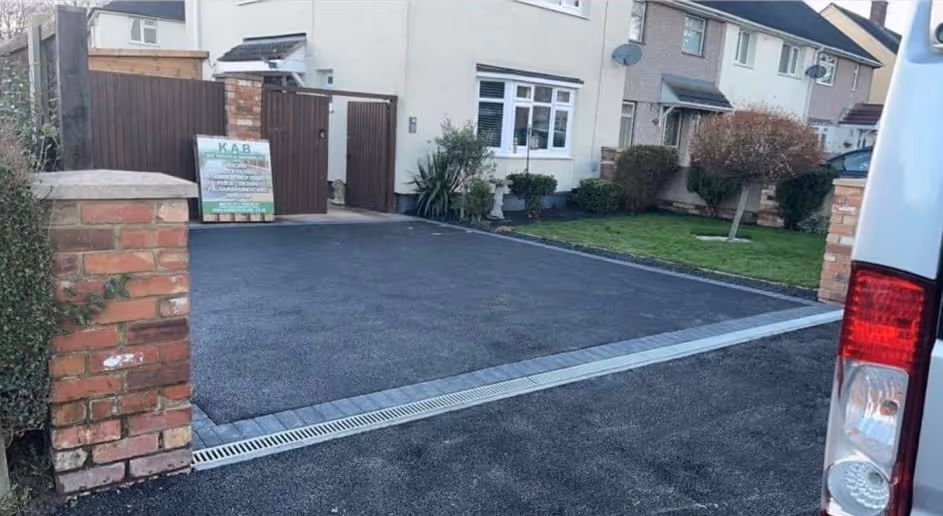 Professional patio installation in Nottingham by KAB Best Fencing