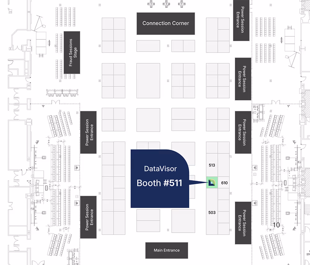 DataVisor ACAMS Booth-Map