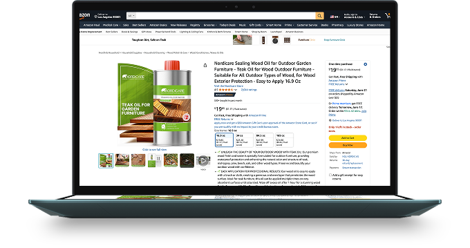 amazon listing