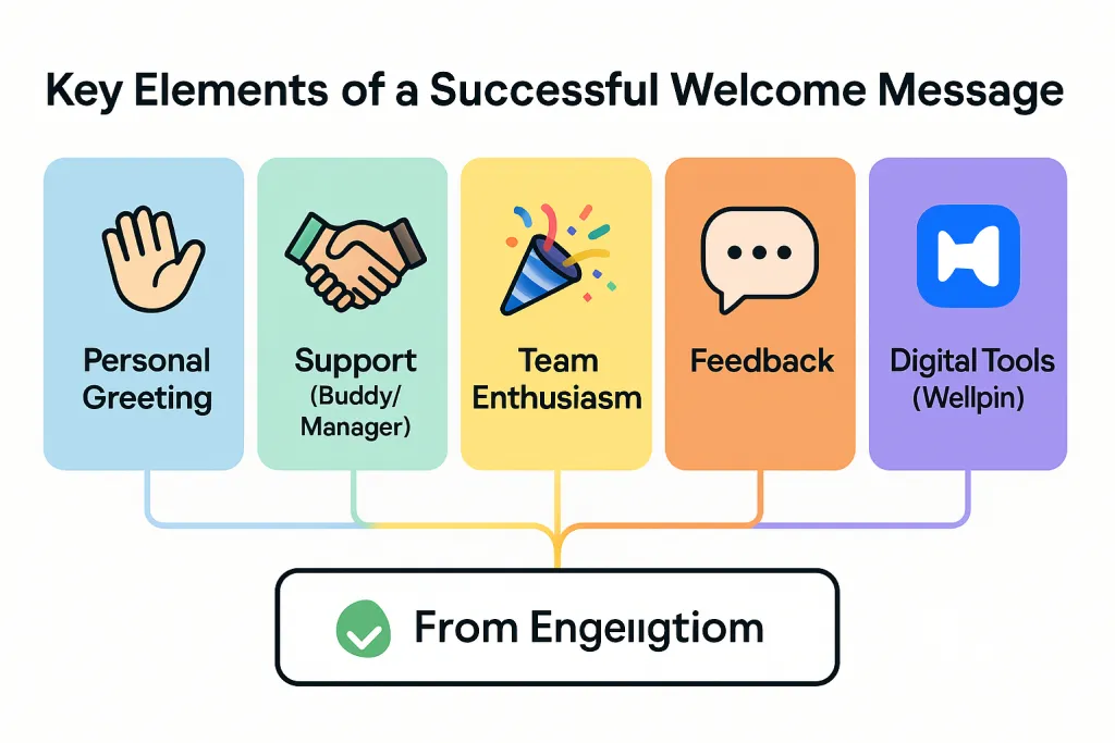 key elements of a successful welcome message
