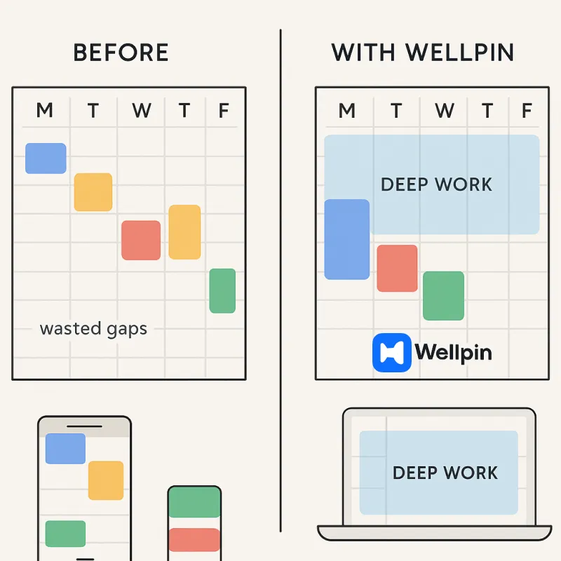 removing wasted gaps from your calendar