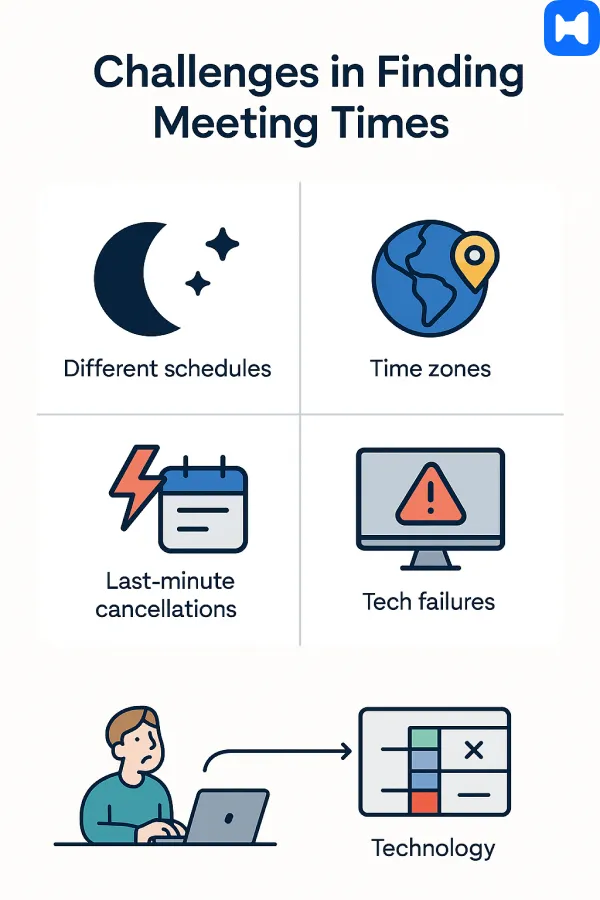 challenges in finding meeting times
