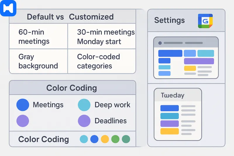 customizing your calendar settings