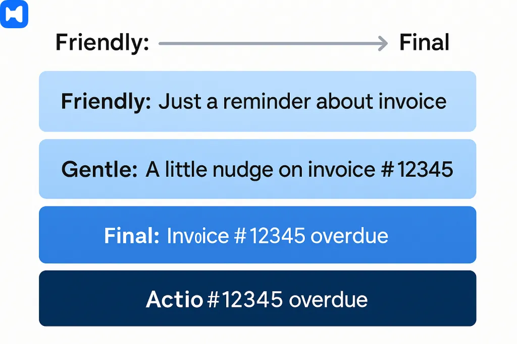 payment reminder emails