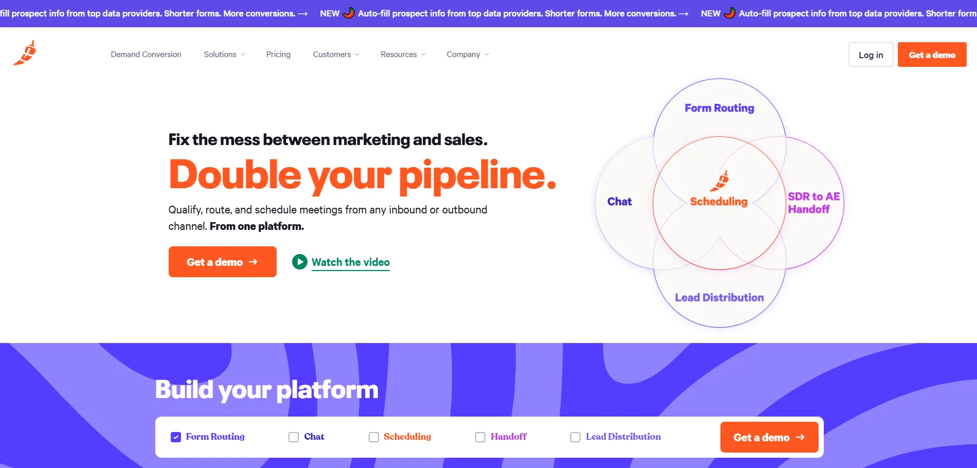 chili piper interface