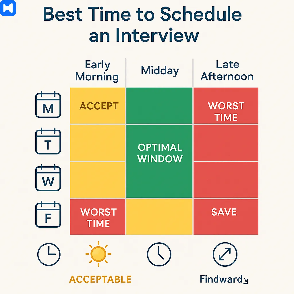 best time to schedule an interview