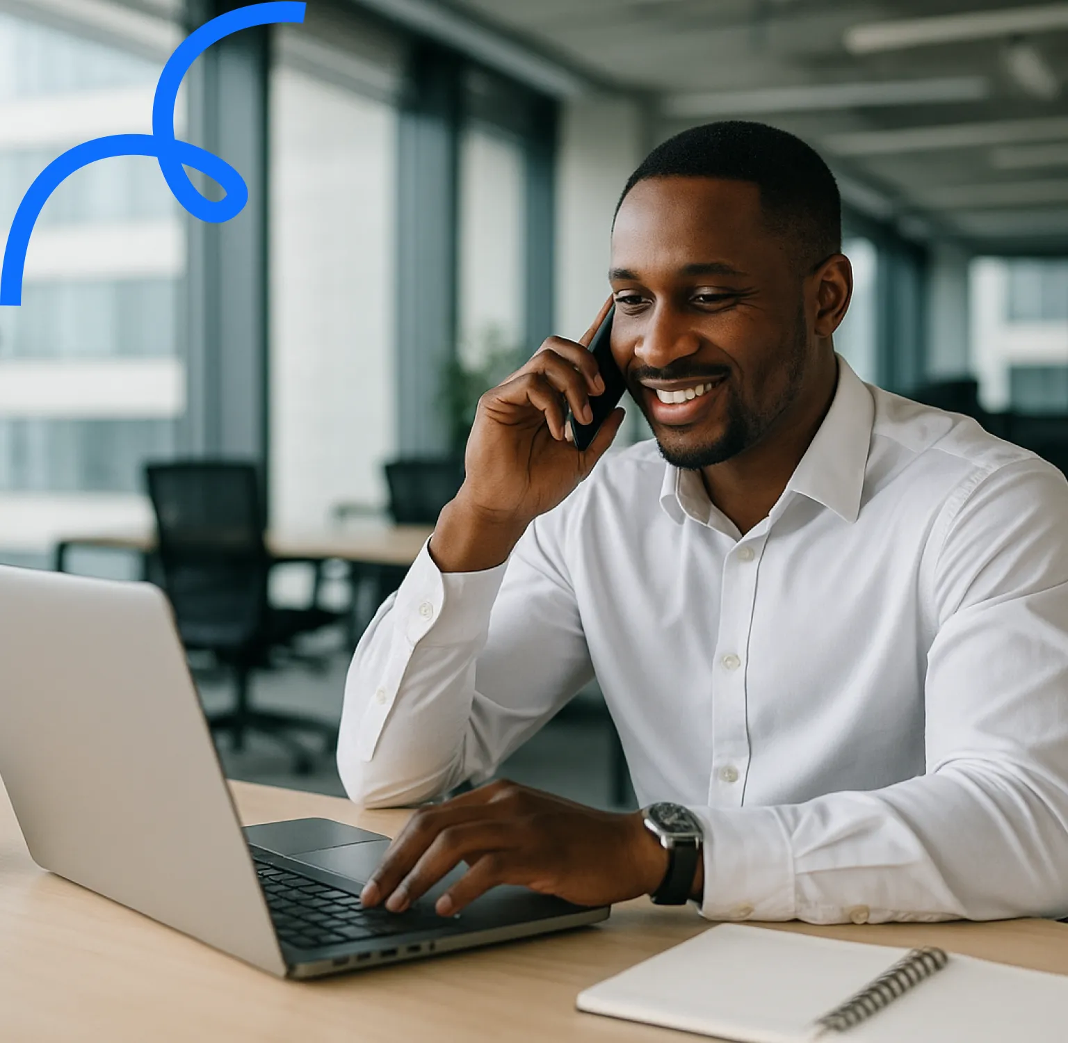 Sales rep booking demo