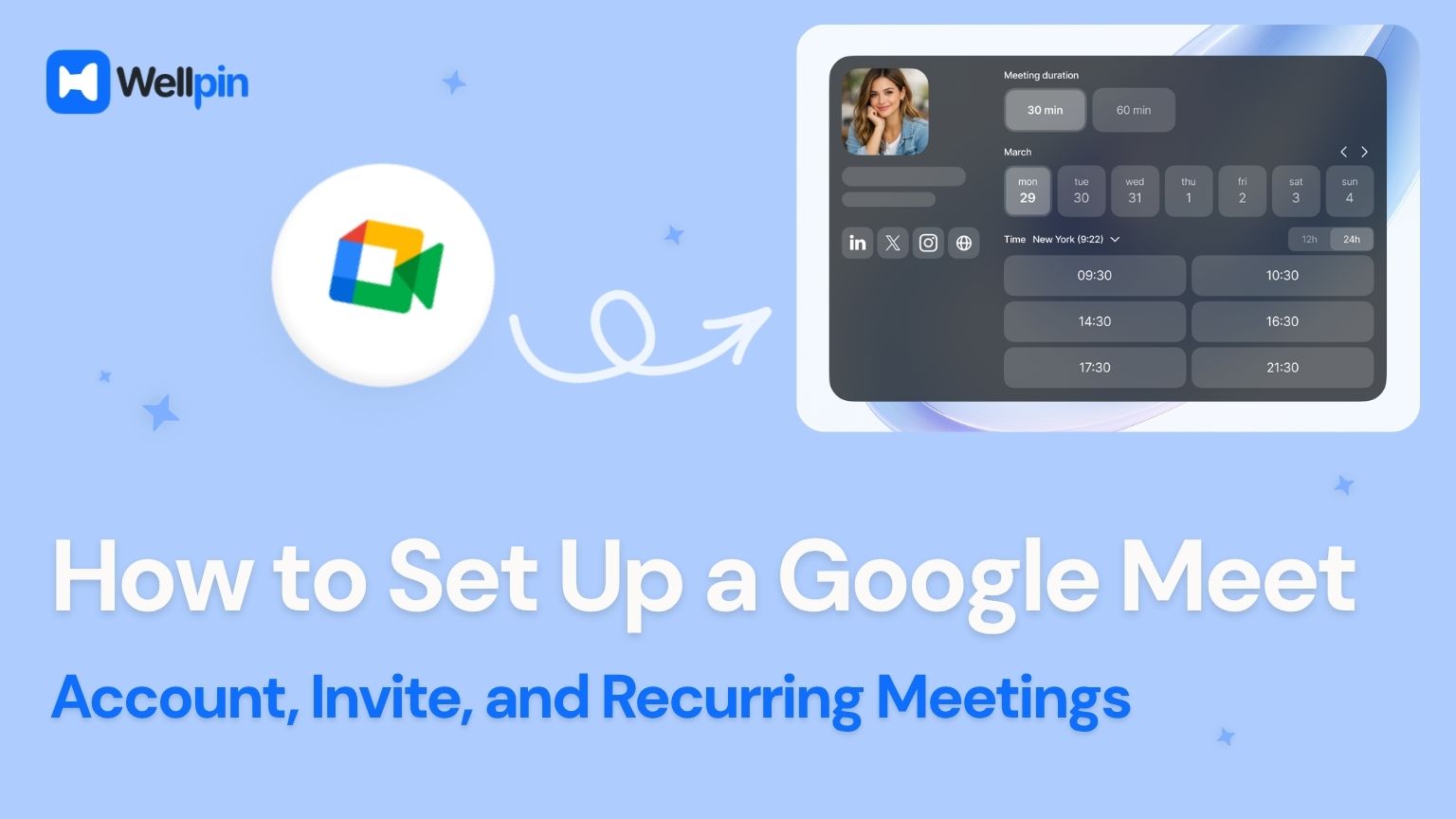 How to set up a Google Meet account invite and recurring meetings