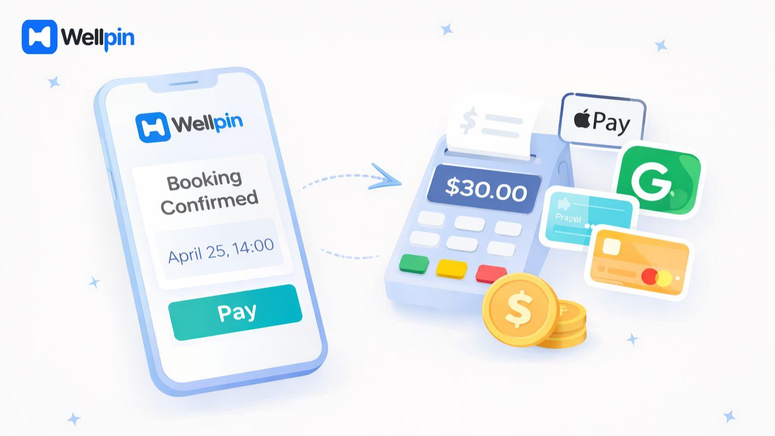 online scheduling tool with payments processing and paid bookings workflow