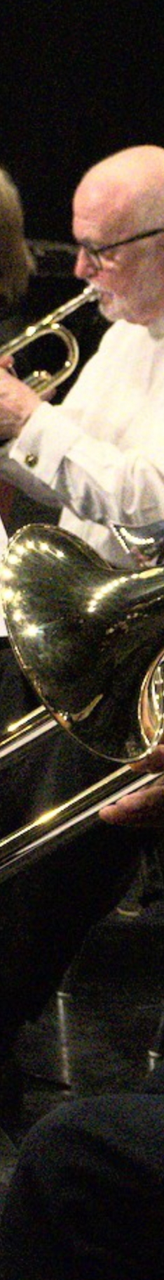 Musiciens de l'Harmonie Décinoise en pleine répétition dans une salle dédiée.