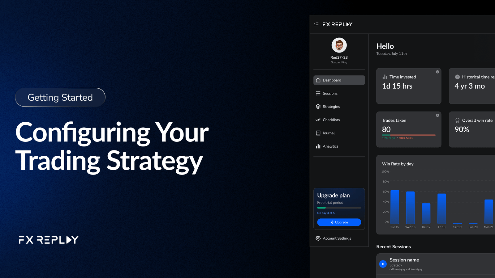 Signing Up and Getting Started with FX Replay | FX Replay