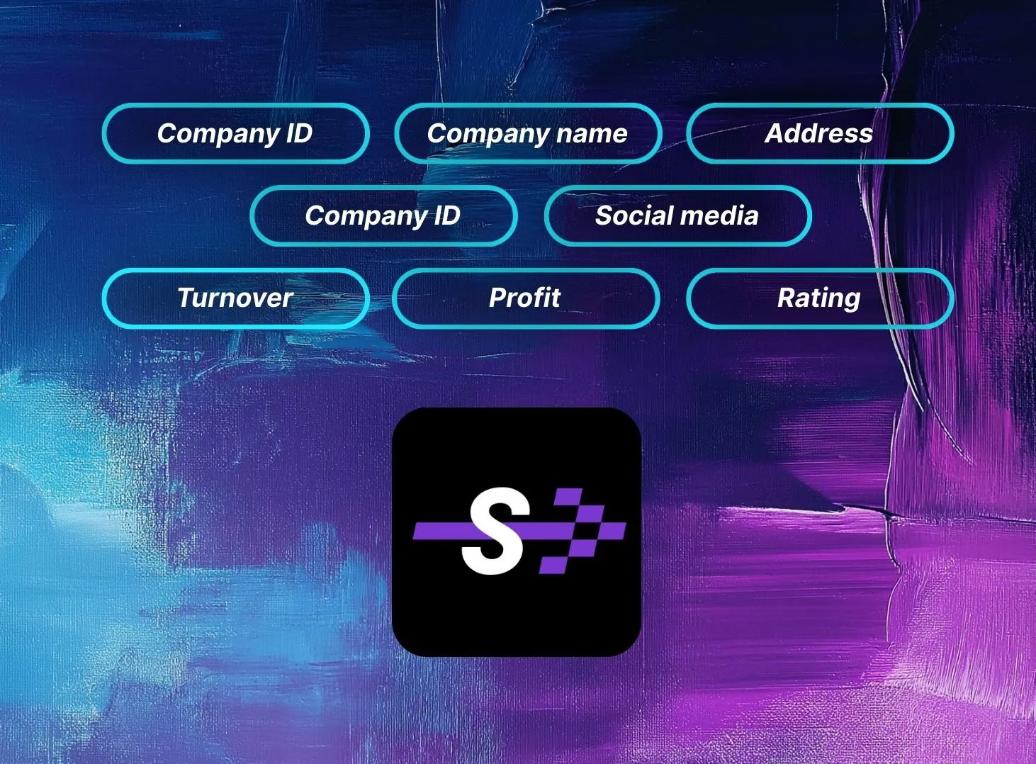 Saleskit app automatically tracks and updates company data, including addresses, business IDs, names, contacts, social media, revenue, profitability, and ratings, to keep records always up to date.