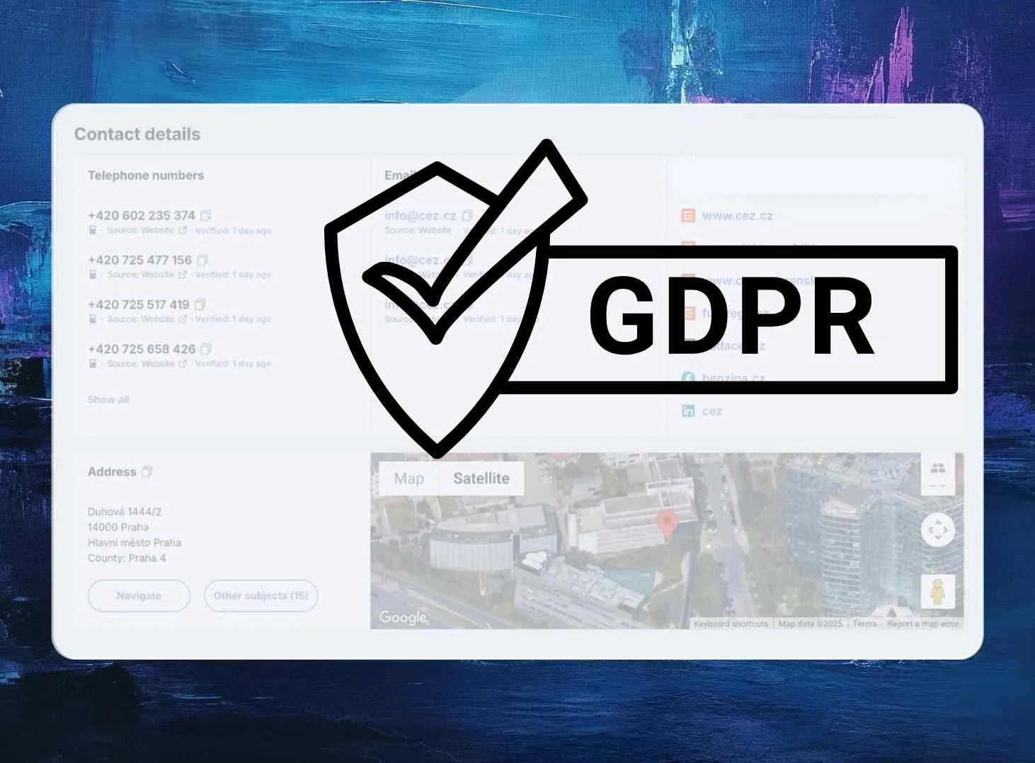 Saleskit vám pomůže oslovit správné firmy bezpečně – díky sběru informací z otevřených zdrojů v plném souladu s GDPR.