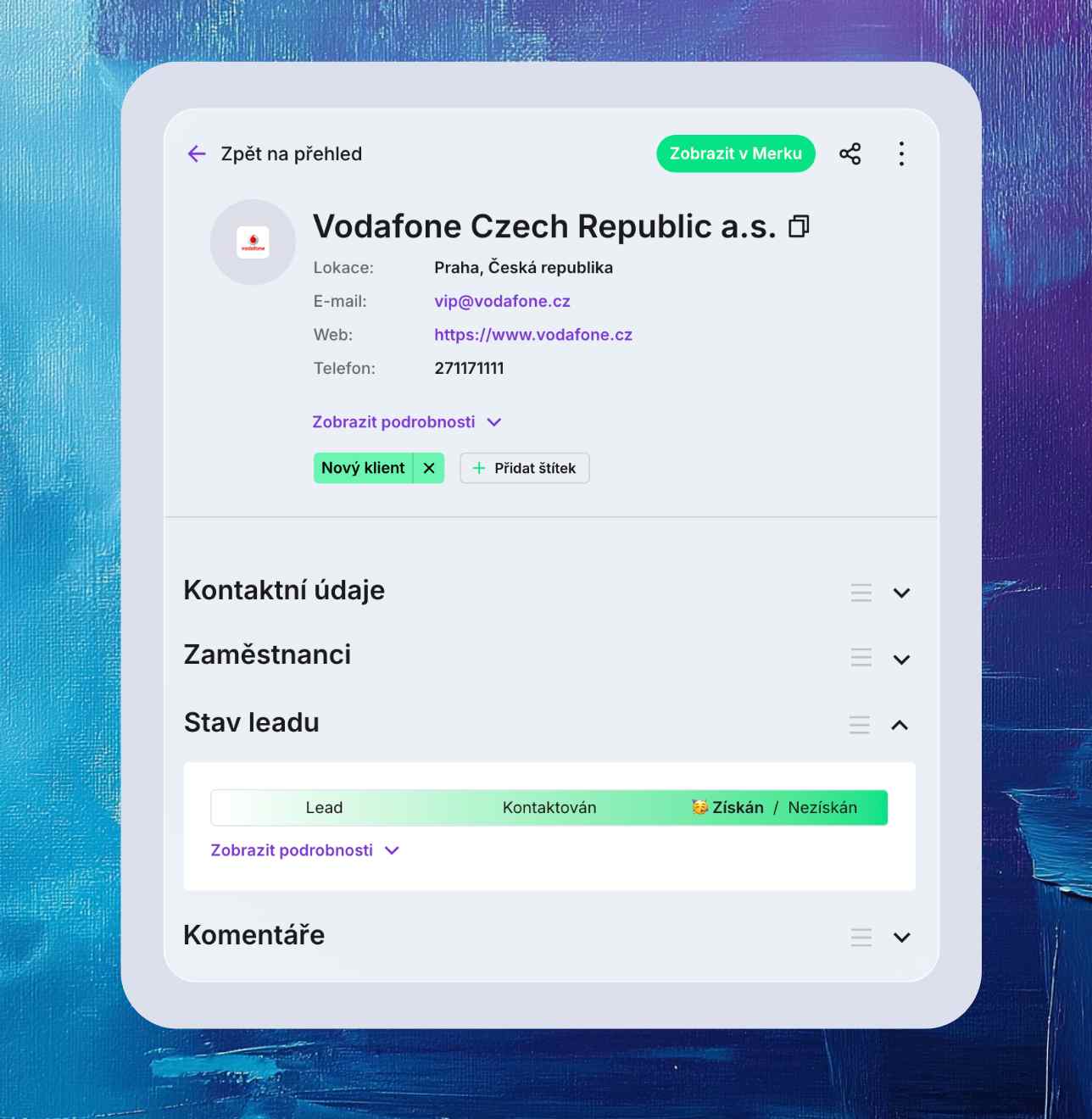 Platforma Saleskit poskytuje přehled českých společností s informacemi o tom, které firmy již byly osloveny obchodními zástupci.