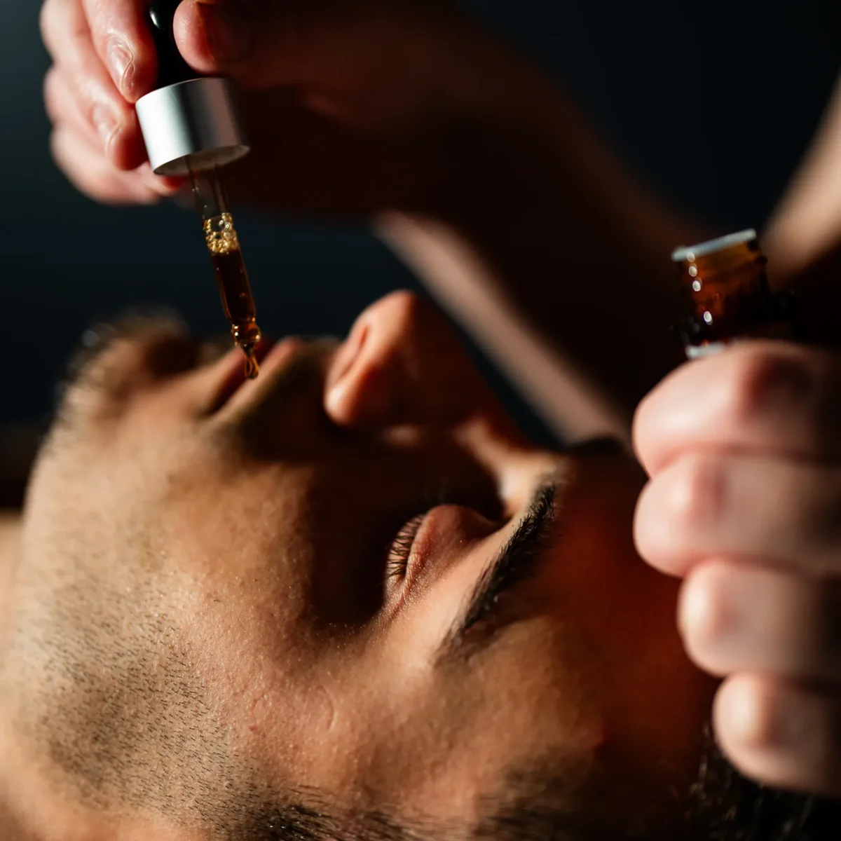 Facial serum application