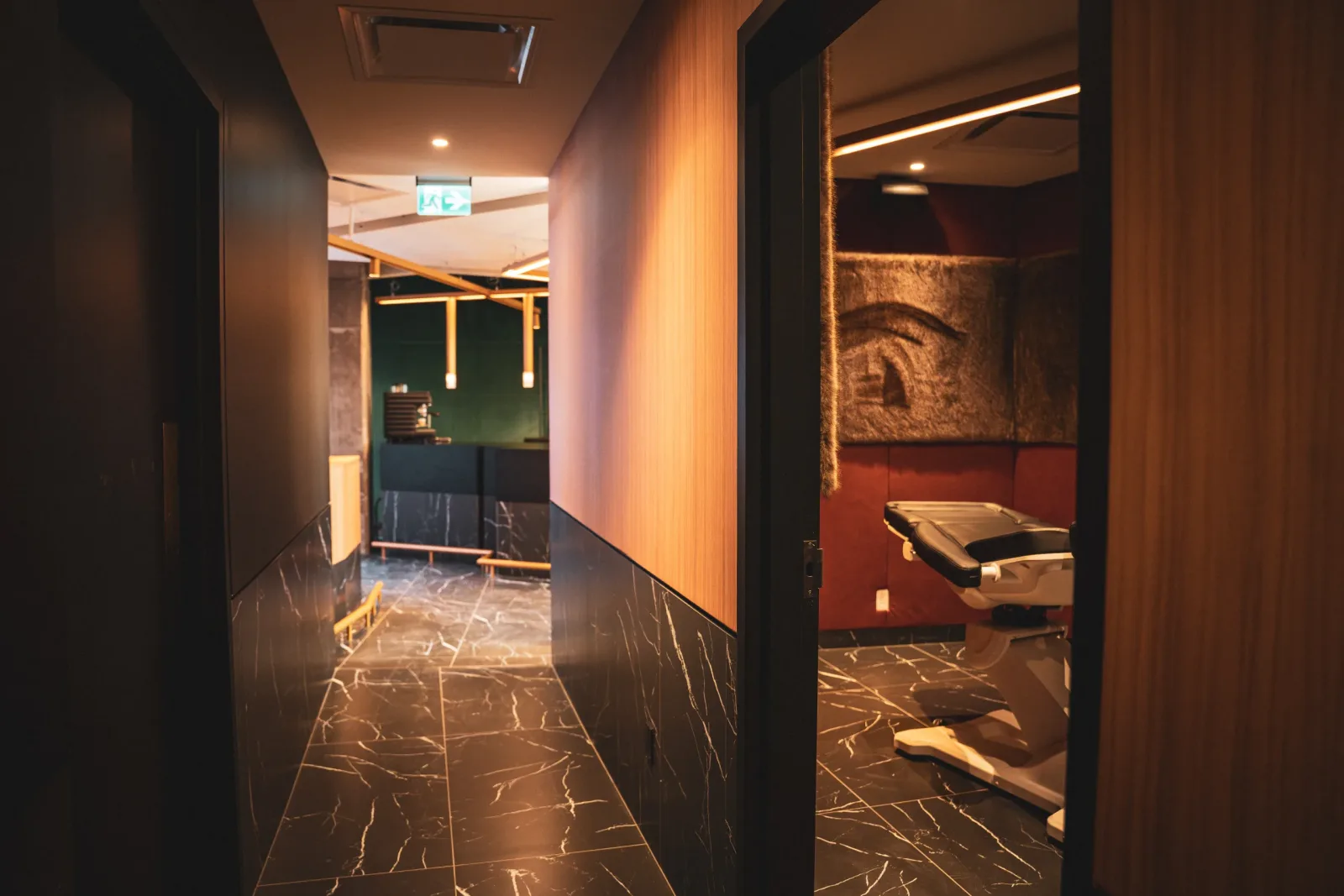 The corridors at Gallantier