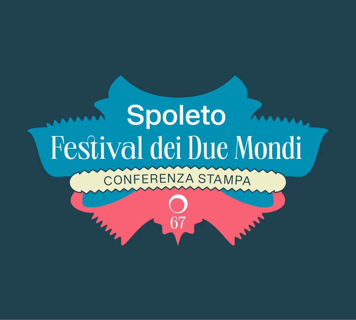 Spoleto Festival dei Due Mondi 67th press conference logo design