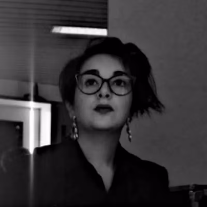 Portrait for Festival dei Due Mondi with stylish glasses and expressive look